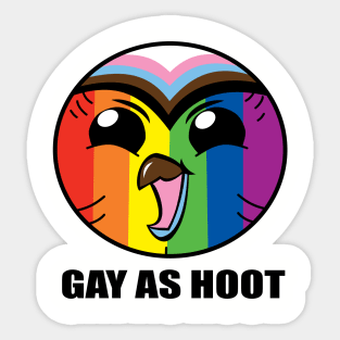 Pride Hooty Sticker